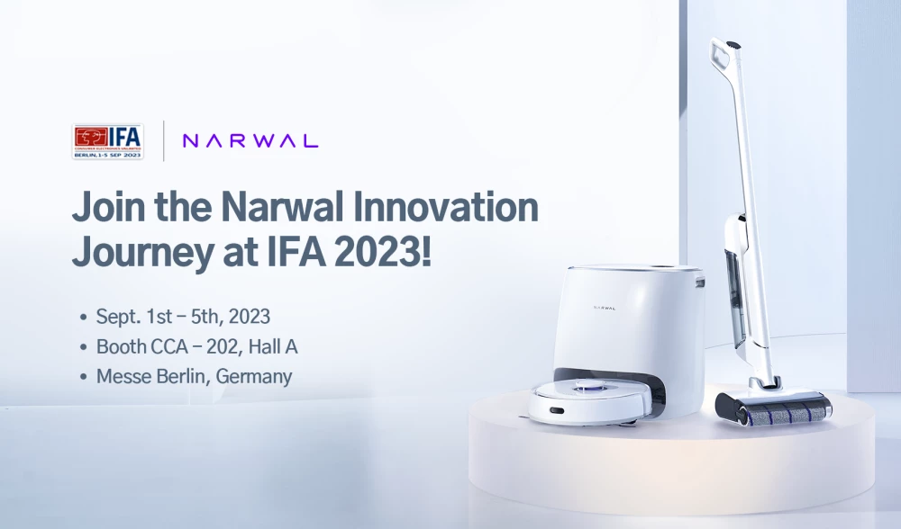 Narwal Technology's pioneering cleaning solutions to shine at IFA 2023