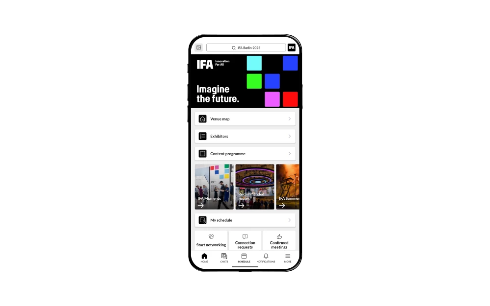 IFA 2025 geht digital: Die neue IFA App macht den Besuch smarter und einfacher