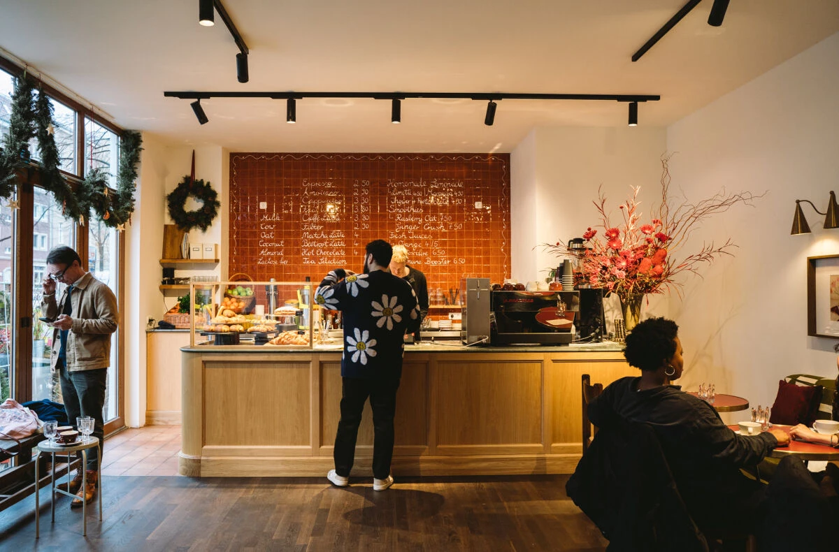 Need a place to unwind? Sant Buena is a cosy new corner shop on Torstraße that brings people together. Part café, part market and part shop, it was founded by the team behind Flatmakers. The space offers curated home goods, seasonal treats and local brands along with fresh coffee, baked goods and comfort food like soft boiled eggs with soldiers. On weekends it becomes a lively neighbourhood spot that feels like home. Timeless and thoughtful.

Sant Buena, Torstr. 153, 10115 Berlin–Mitte

@sant.buena