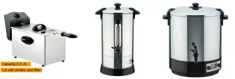 water boiler ,deep fryer ,food preserver ,coffee maker ,pressure cooke