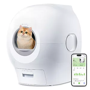 Self-flushing Smart Cat Toilet