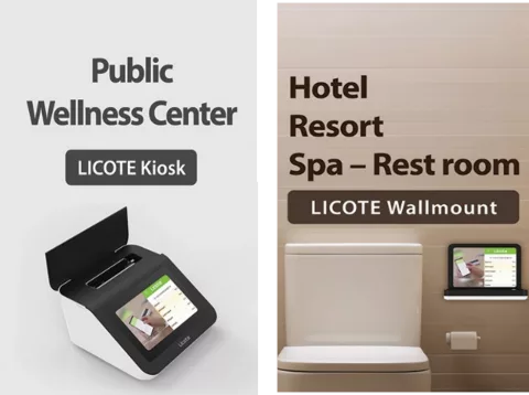 Licote Urine analyzer for Kiosk, wallmount