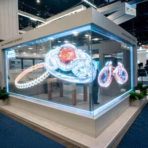 The Glass Transparent LED Display