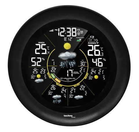 WD 3040 - Direkt-Wetterstation mit Mehrtagesvorhersage auf dem Display und in der Tuya / Smart Life APP