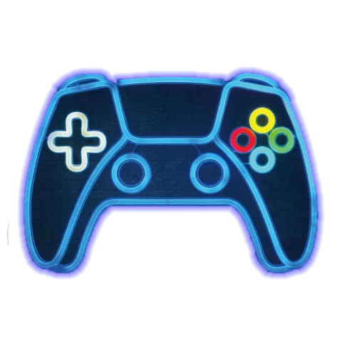 MECHARITE - Controller LED Neon Sign V2 - Blue