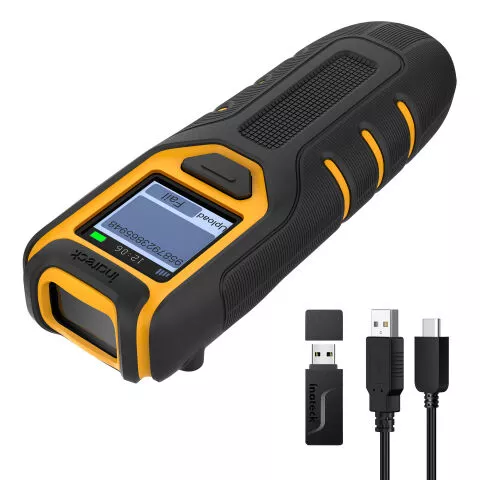 Inateck 2D Bluetooth® 5.0 Portable Barcode Scanner with Screen & APP SDK, BCST-47
