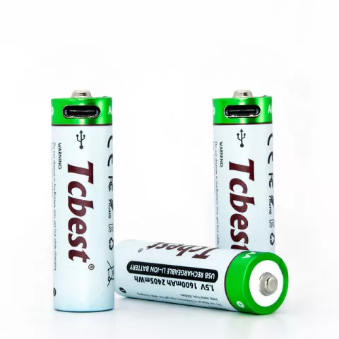 Lithium Type-C AA batteries