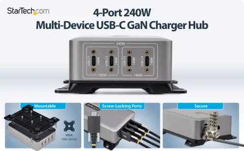 240W Multi-Device USB-C GaN Charger: Best of IFA Nominee!