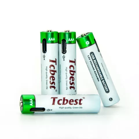 Lithium Type-C AAA batteries