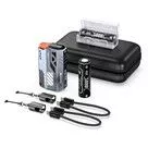 NOHON Detachable Fast Charger Power Bank 22.5W 10000mAh (Two-Battery Pack with Dual Cable C-C/C-L) Tarnish