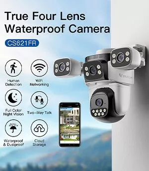 Ture Four Lens Waterproof Camera