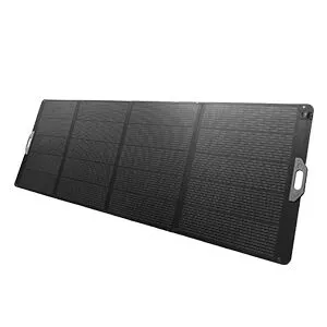 Faltbares-Stand-Alone-Solarpanel, 263,5x95,7x0,4 cm, 400 W, IP67, schwarz
