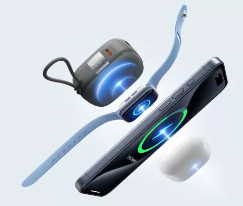 VEGER MagCore 3-in-1 PD22.5W Wireless Cables Built-in Power Bank