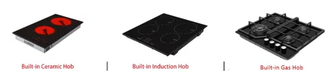 Built-in gas hob, built-in induction hob, built-in ceramic hob