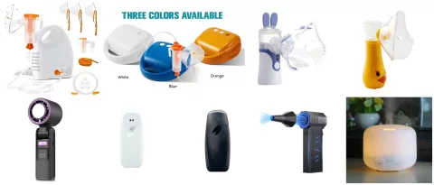 humidifier, nebulizer, aroma diffuser, fan