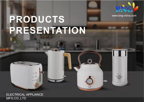 Electric Kettle ,Toaster ,Milk frother ,Coffee machine ,Mixer ,Blender