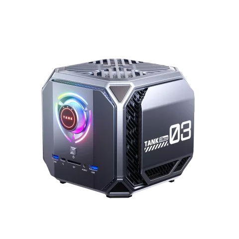 M1A TANK Intel Core i9 DDR5 AI Mini PC with RTX4070/A770 Discrete Graphics