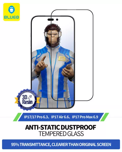 BLUEO Anti-Reflective Ultra Clear Tempered Glass