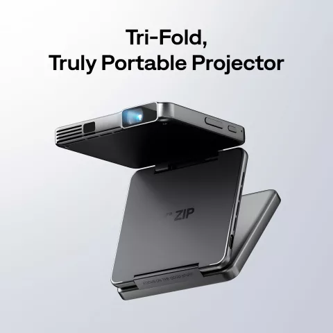 Aurzen ZIP The World's First Tri-Fold Truly Portable Projector