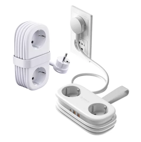 5-in-1        65W Travel Power Strip