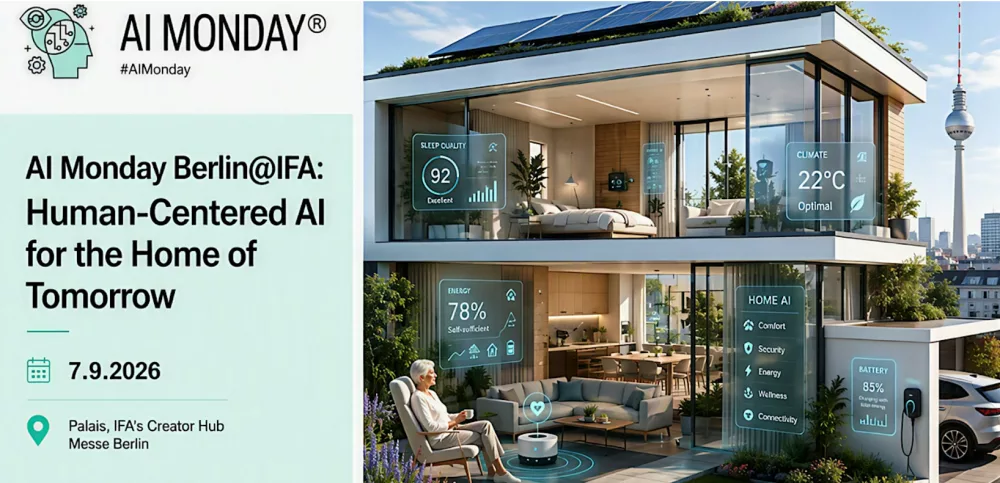 AI Monday Berlin@IFA: Human-Centered AI for the Home of Tomorrow