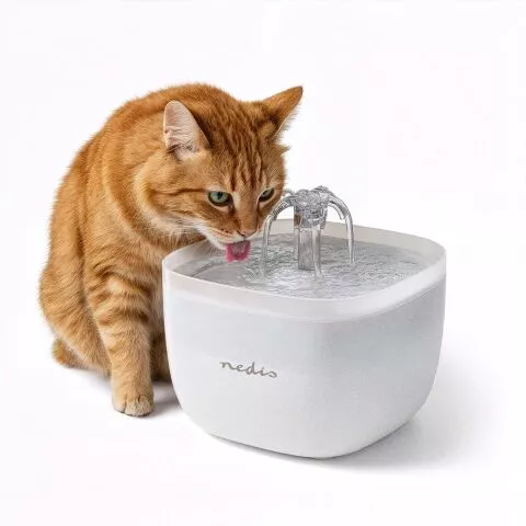 Nedis Drinking Fountain – Fresh Water for Cats & Dogs