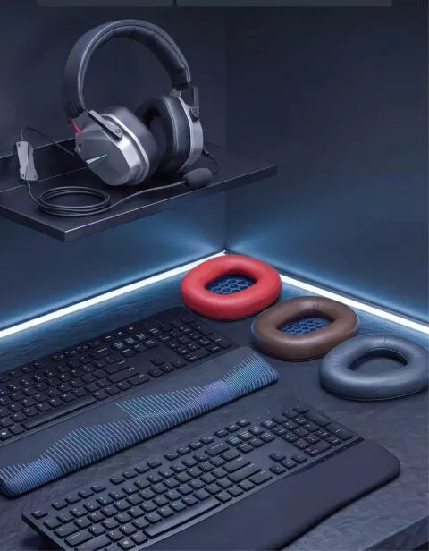 Headphone ear-pads,Keyboard armrest,wearable-device accessories,electronics scal