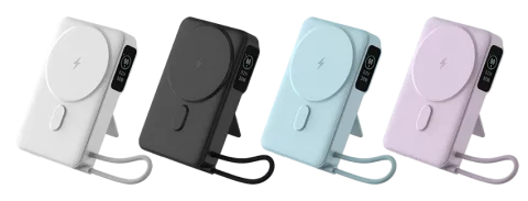 10000mAh PD Magnetic wireless power bank with TFT screen,f