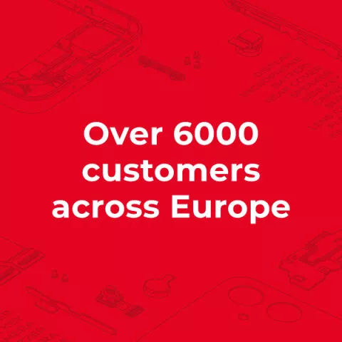 Over 6000 customers across Europe