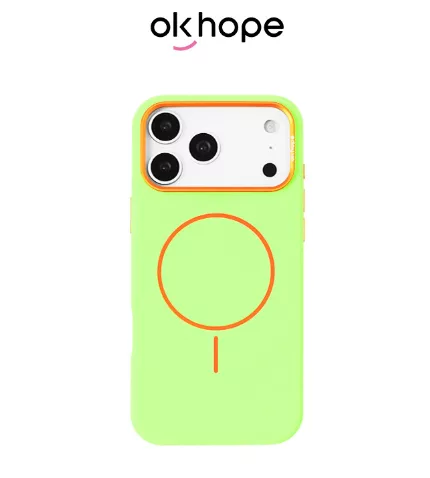 Silicone IMD Phone Case with Metal Ring