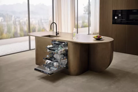 Weltpremiere G8 Diamond: Miele Geschirrspüler nimmt das Mitdenken ab