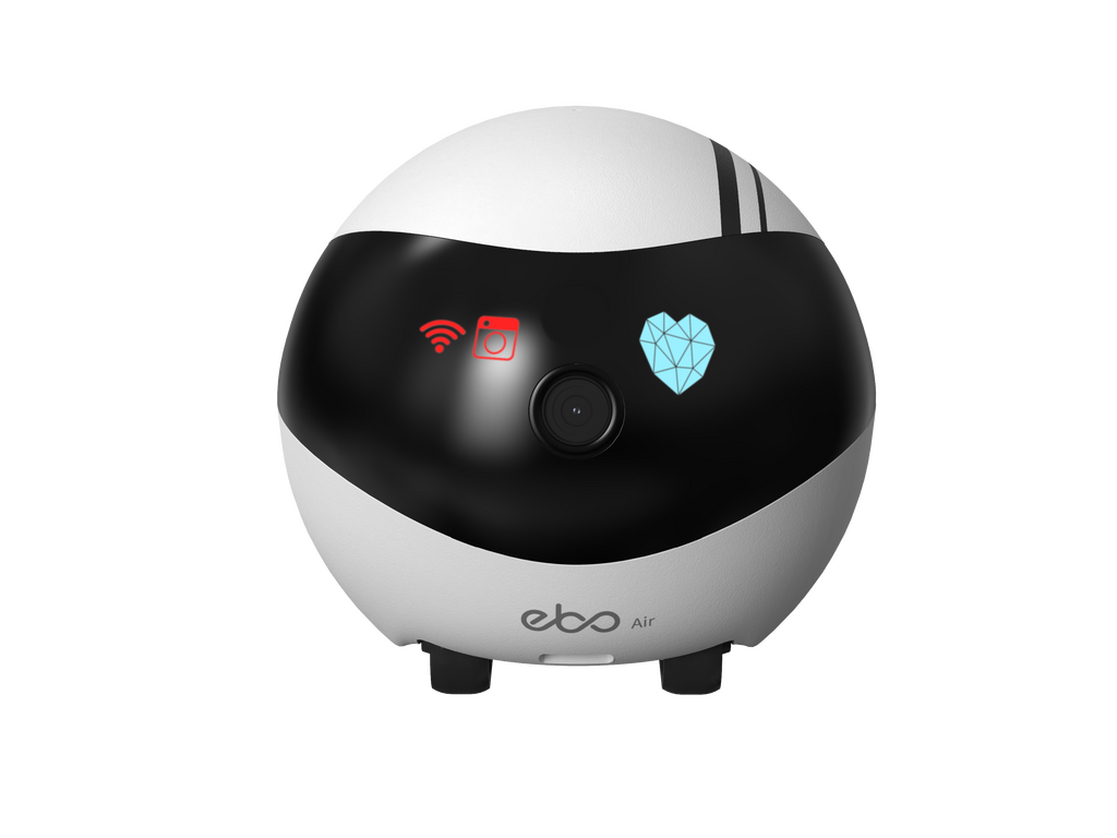 Enabot EBO X Family Robot Companion with 4K Stabilized Camera, Alexa Support