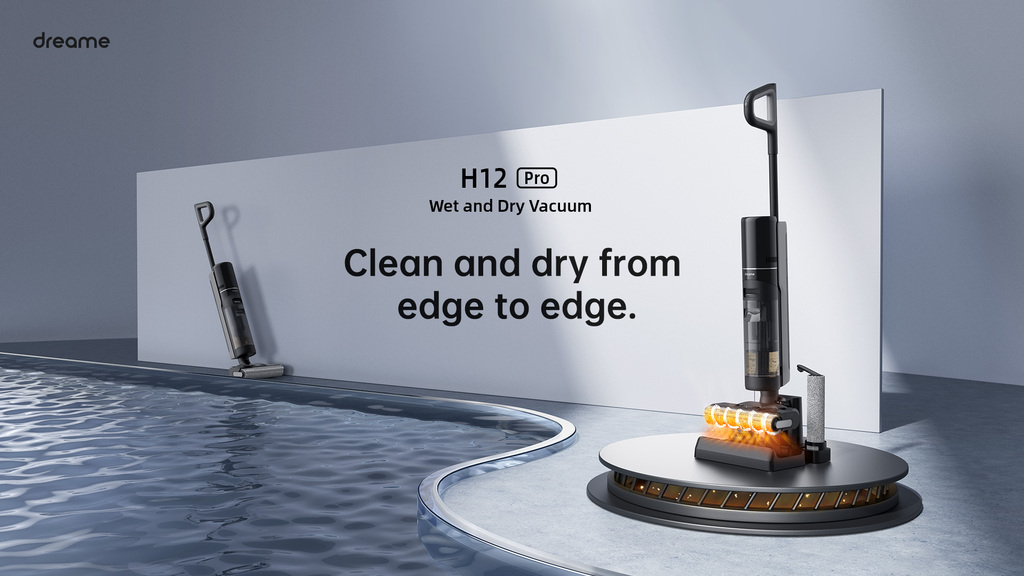 Dreame H12 pro Cordless Wet Dry Vertical Floor Washing Vacuum Cleaner for  Home