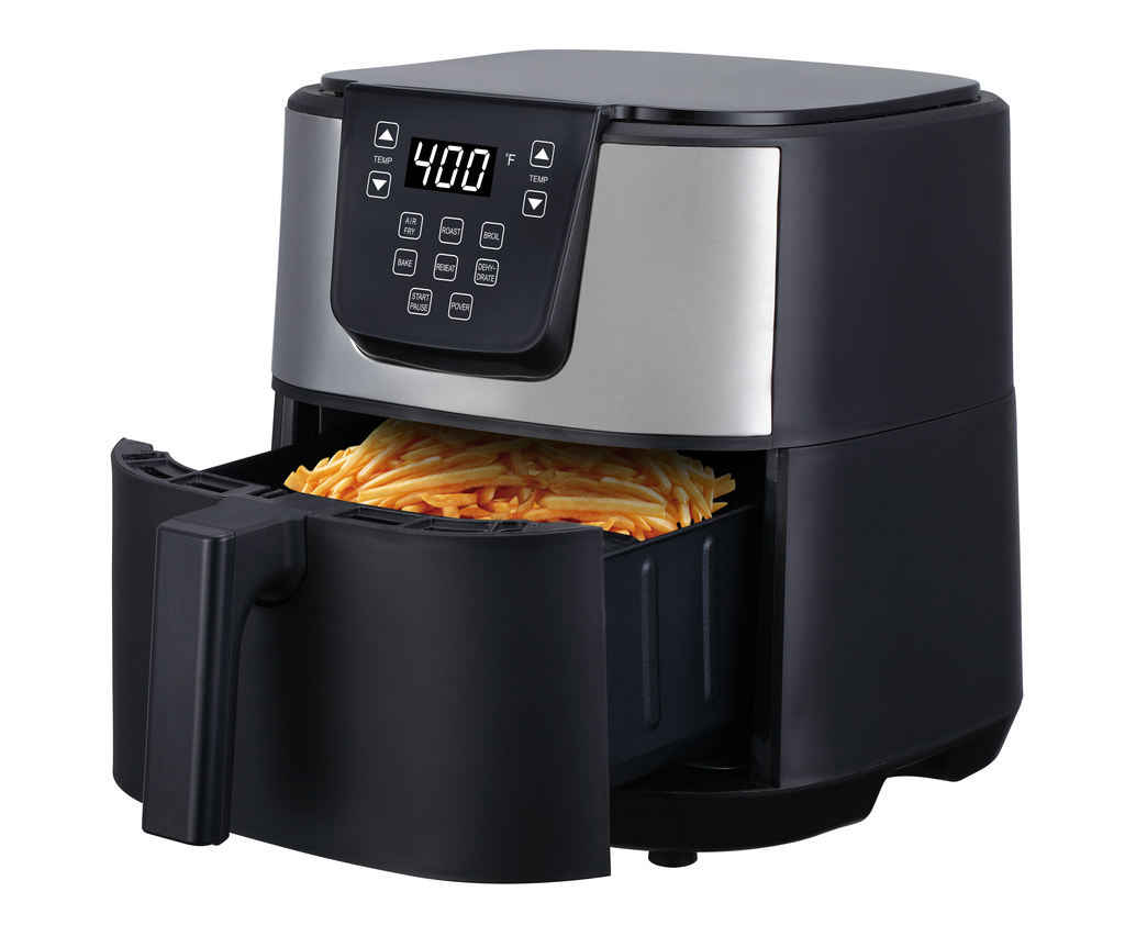 Crux 6.3-Quart Digital Touchscreen Electric Air Fryer 