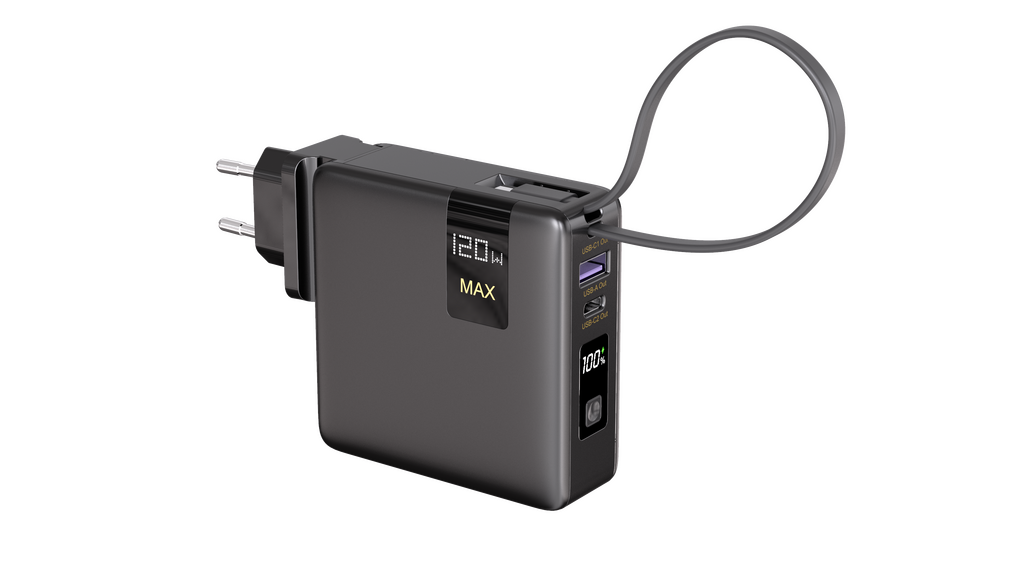 Max 120W 10000mAh GaN charger&power bank