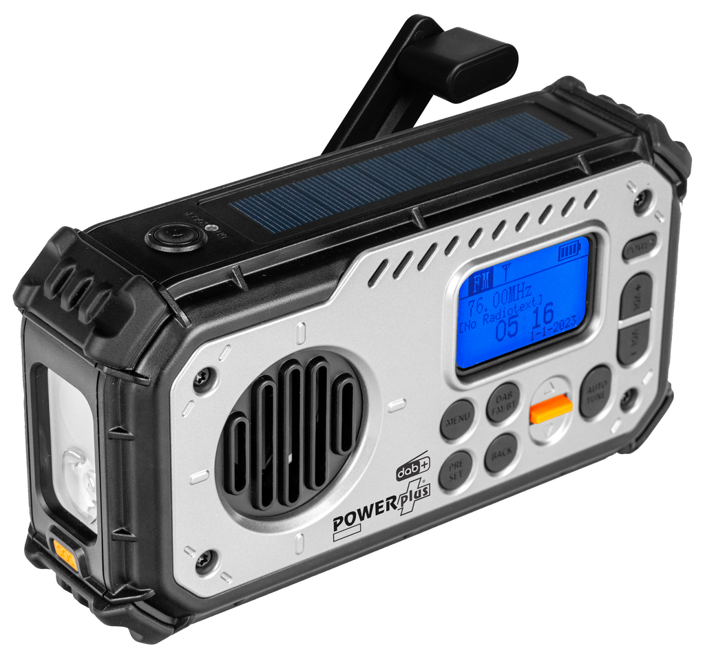 POWERplus® Bison Dynamo Solar DAB+ | FM Radio & Bluetooth Speaker