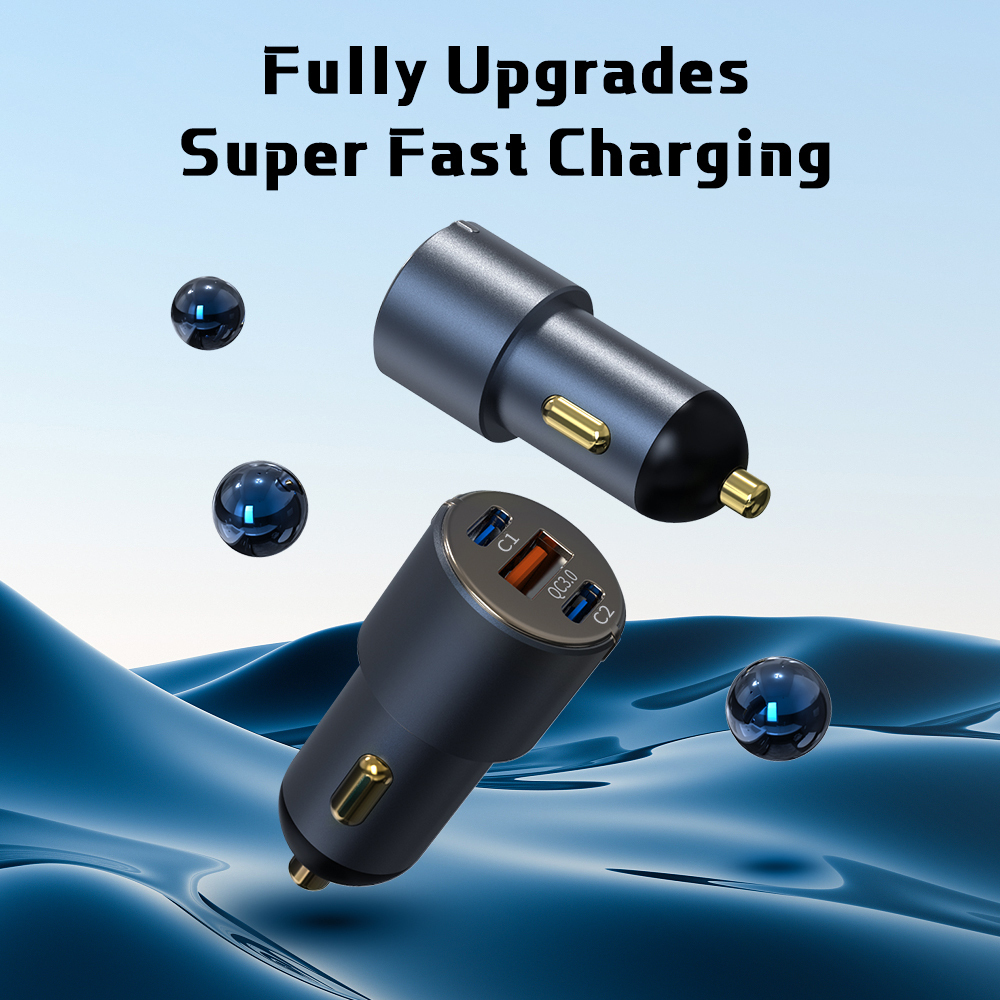 F689-3USB CAR CHARGER