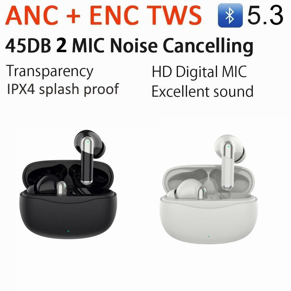 ANC+Dual Mic ENC TWS Earbuds