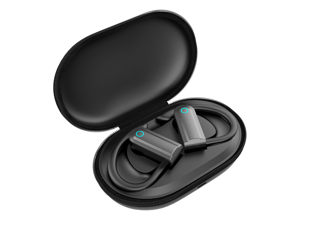 15Hours Playtime TWS Earbuds with 500mAh Charging case