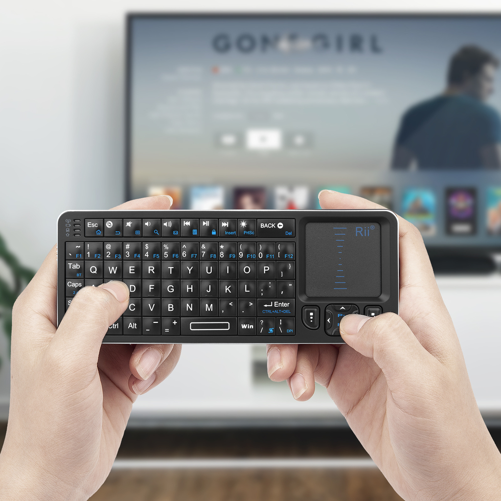 Mini keyboard with remote control