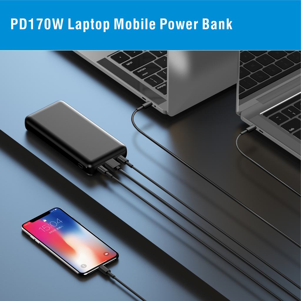 PT-820 - 25000mAh quick charge 170W laptop power bank
