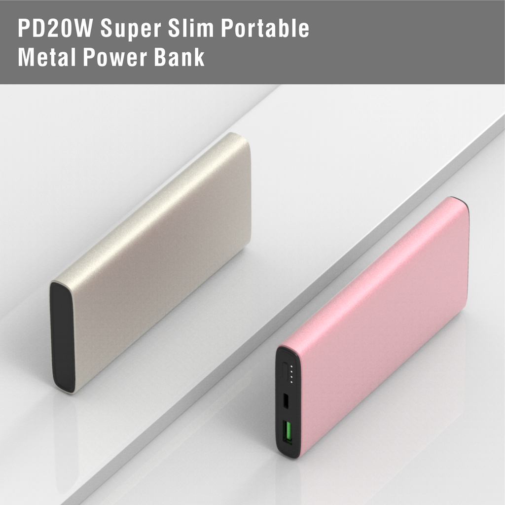 PT-913 - 10000mAh fast charge 20W metal power bank