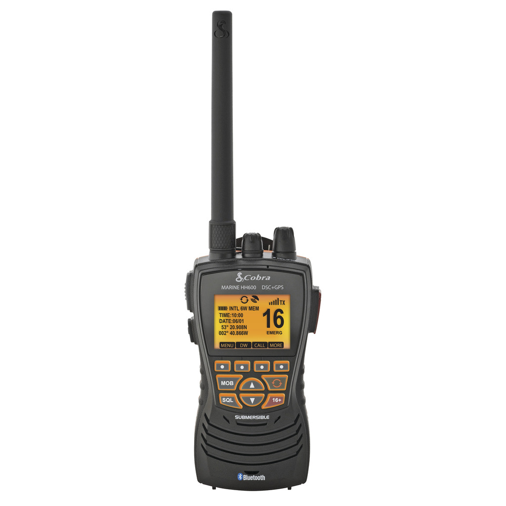 MR HH600 FLT GPS BTE Marine Radio