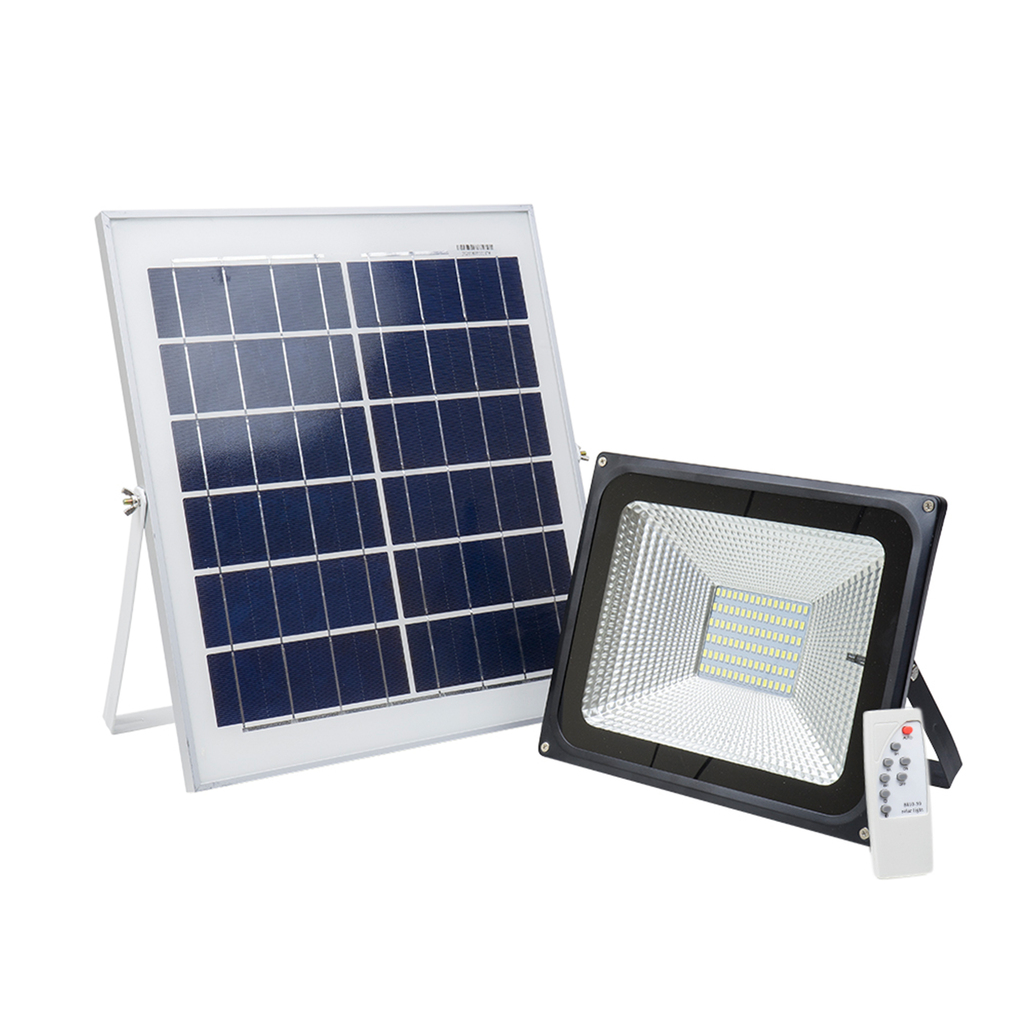 50W LED GreenHouse WS55 LED Reflector with solar panel and battery