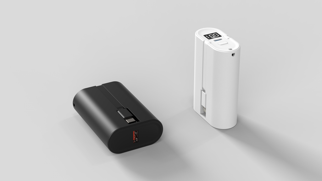 M8069 10,000mAh powerbank with Lightning and Type C cable