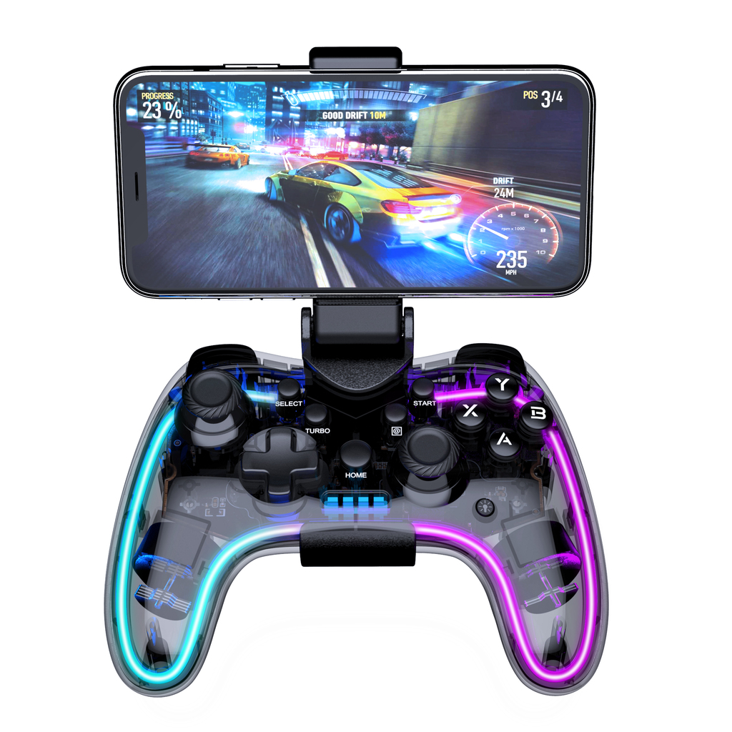 Wireless game controller for Android/IOS/N-S/PS4/PS3/PC
