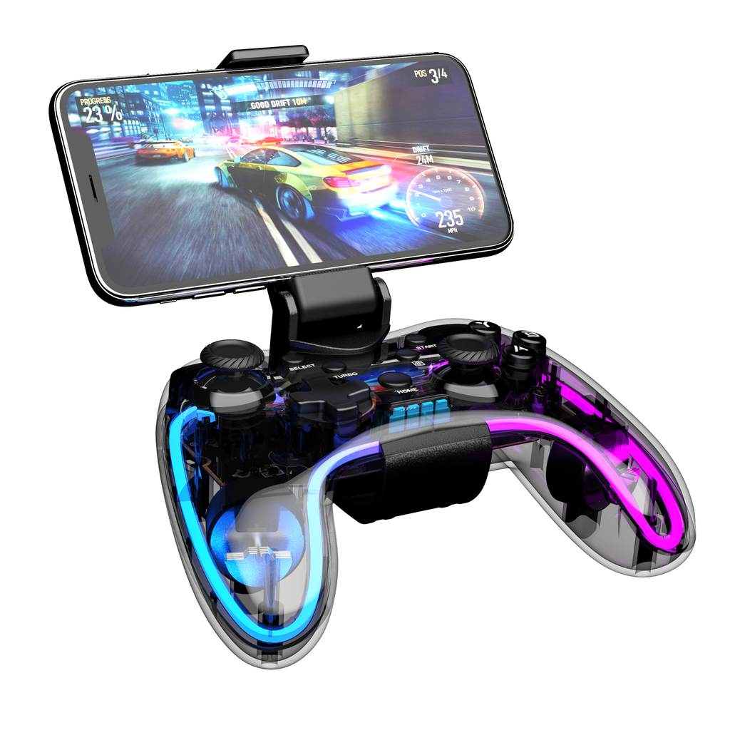 Wireless game controller for Android/IOS/N-S/PS4/PS3/PC