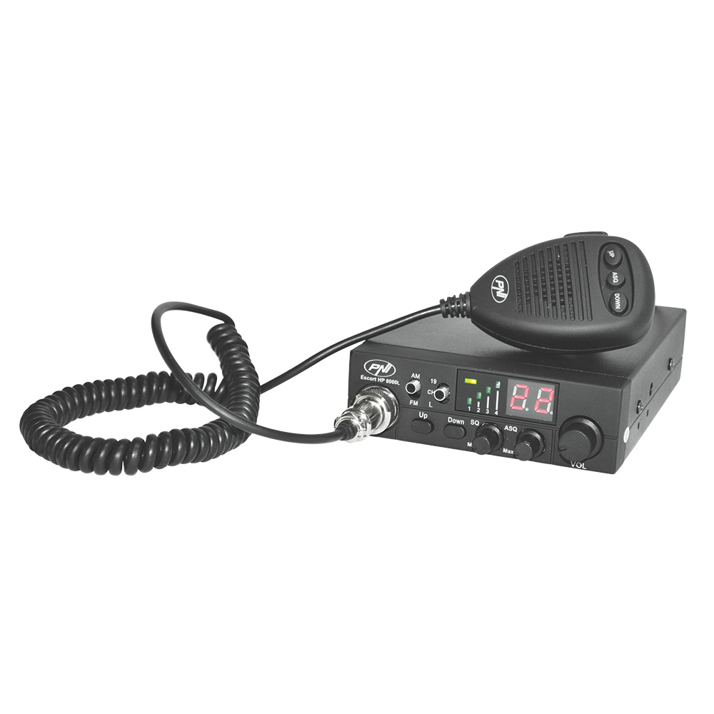 Kit CB radio PNI ESCORT CB 8000L ASQ + CB PNI ML70 antenna