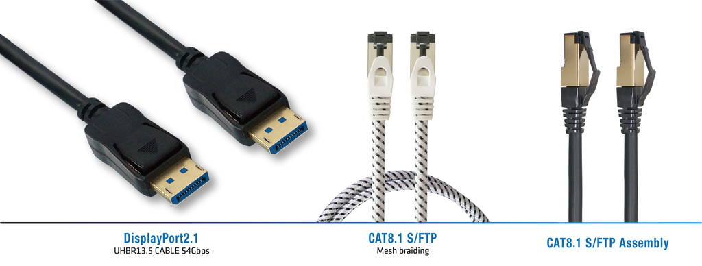 CAT8 HDMI2.1 DP2.1 Cable