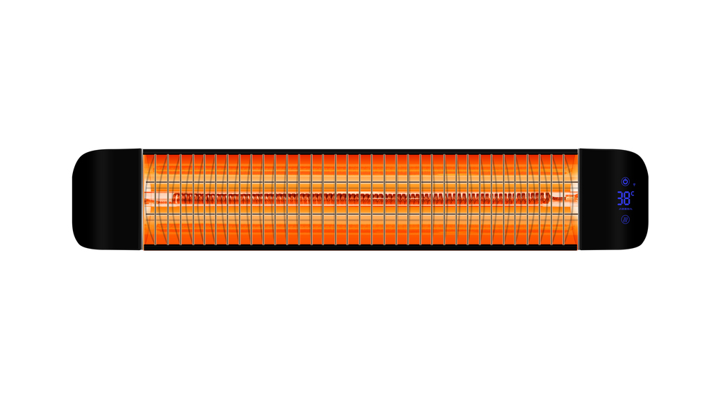 Radiant Heater with Luminous Light